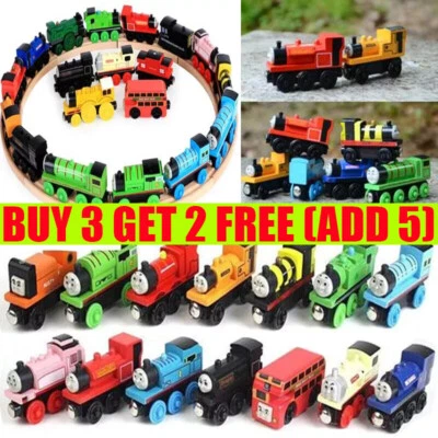 Wooden Trains Engines Tender Track Tank for Thomas&Friends BRIO COMPATIBLE