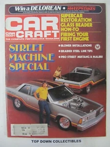 Car Craft Magazine March 1982 Ron Pruett's Pro Street Mustang - Imagen 1 de 3