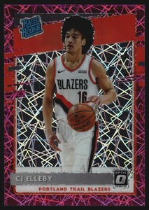 2020-21 Donruss Optic Pink Velocity #195 CJ Elleby RR /79