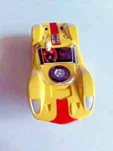 AURORA HO SLOT CAR #1397 MCLAREN ELVA MARK II 1966 YELLA/RED STRIPE TJET CHASSIS - Picture 1 of 24