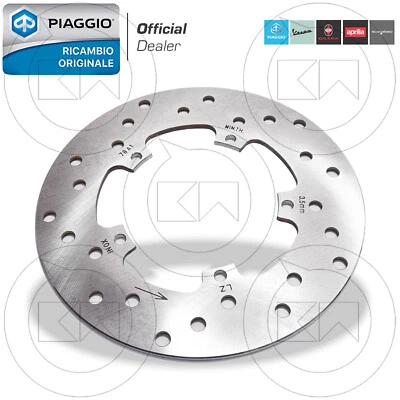 DISCO FRENO ORIGINALE PIAGGIO VESPA ET4 125 1996-1998 M0400 - Immagine 1 di 3