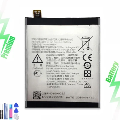Para Nokia 5 N5 TA-1008 TA-1030 TA-1053 TA-1024 Batería de repuesto HE321 Herramienta Foto 1 de 4