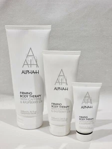 Alpha H firming body therapy with caffeine ; raspberry oil- set of 3 new - Picture 1 of 1