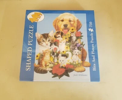 Cats & Dogs - Bits and Pieces Puzzle 750 - 20" X 25 1/2" - New / Sealed  - Image 1 of 4