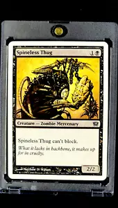 2005 MTG Magic the Gathering 9th Ninth Edition Core #165 Spineless Thug Black - Picture 1 of 11