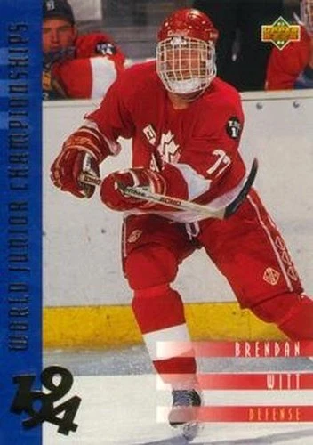 #544 Brendan Witt - Canada - 1993-94 Upper Deck Hockey - Image 1 of 1