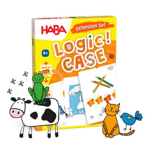 HABA Logic Case Extension Set: Animals, Travel Games, Car Games for Kids Ages - Picture 1 of 8