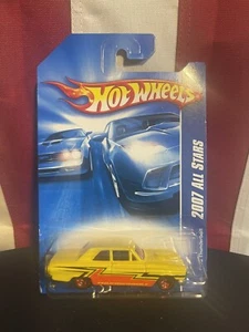 2007 Hot Wheels All Stars Ford Thunderbolt Yellow w/ Red SP5 wheels - Picture 1 of 2