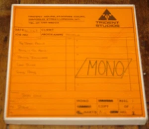 BAKERLOO EPONYMOUS S/T HARVEST TRIDENT STUDIOS 7 1/2 IPS MONO REEL TO REEL TAPE - Picture 1 of 3