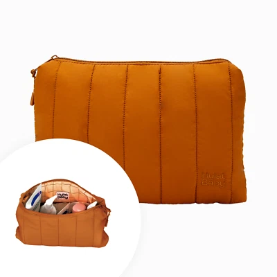 Hylat Baby Trousse de Maquillage - élégante matelassée pour couches -  Marron - Photo 1/4
