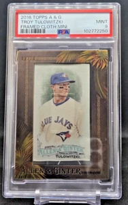 2016 Topps Allen & Ginter Framed Cloth Mini Troy Tulowitski #3/10 PSA Mint 9 - Picture 1 of 2