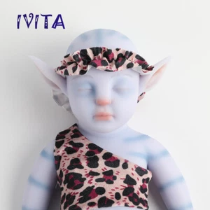 Handmade Full Body Silicone Avatar Girl 17''Lifelike Silicone Avatar Doll Gifts - Afbeelding 1 van 11