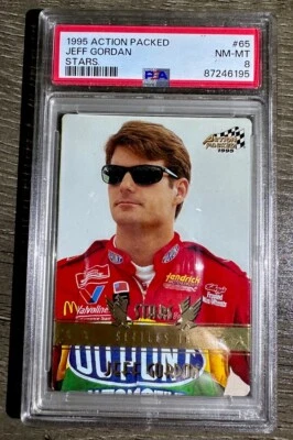 1995 Jeff Gordon PSA 8 - Image 1 of 2