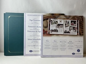 Creative Memories Green 12x12 Album + 15 White Pages + Page Protectors - Picture 1 of 5