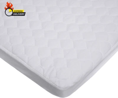 Waterproof Cradle/Bassinet Mattress Protector, Quilted Cotton Fitted Cradle/Bass - Image 1 of 4