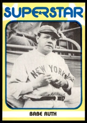 1980 TCMA SUPERSTARS - #41 BABE RUTH NEW YORK YANKEES - Image 1 of 2