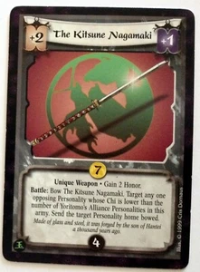 The Kitsune Nagamaki L5R Leyenda de los Cinco Anillos CCG Edición Perla - Imagen 1 de 2