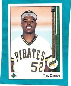 TONY CHANCE # 3 - 1989 Upper Deck Baseball Card NR-MT