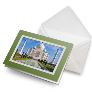 Greeting Card Photo Insert Indian Taj Mahal Building India