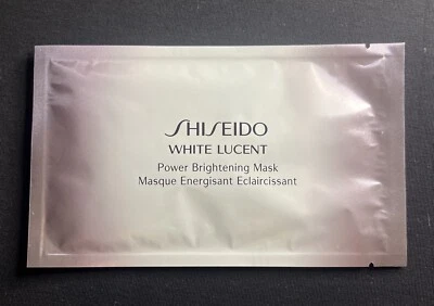 Shiseido White Lucent Power Brightening 1 Mask Regular Size Sealed Pack W/O Box - Image 1 of 2