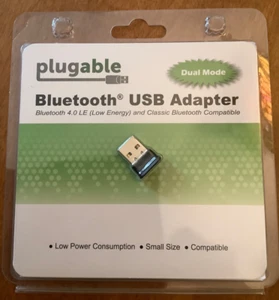 Plugable USB Bluetooth 4.0 Low Energy Micro Adapter model USB-BT4LE. Brand new. - Bild 1 von 3