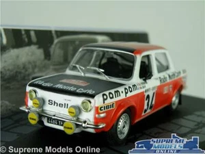 SIMCA 1000 RALLYE 2 RALLY CAR MODEL 1:43 SIZE 1973 IXO FLORENTINO GELIN CARLO T3 - Picture 1 of 5
