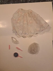 Vtg Barbie FLORAL PETTICOAT Lingerie - COMPLETE- 1959-63 #921 - Picture 1 of 11