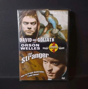 David und Goliath / Der Fremde (VERSIEGELTE DVD) Orson Welles - Dbl Feature - Bild 1 von 7