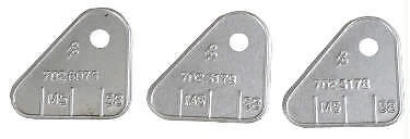 1966 PONTIAC GTO TRIPOWER ID TAGS, MANUAL - Image 1 of 1