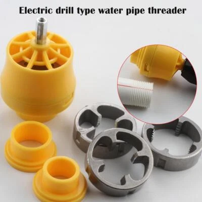 Plastic Pipe Thread Die Kit Thread Maker Plumbing Thread Tool Die Tap Wrench S - Image 1 of 4