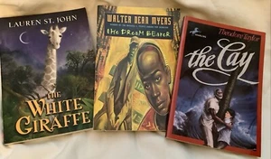 3 PBs Gr 6-8: The Cay, The Dream Bearer, The White Giraffe - LIKE NEW!! - Imagen 1 de 10