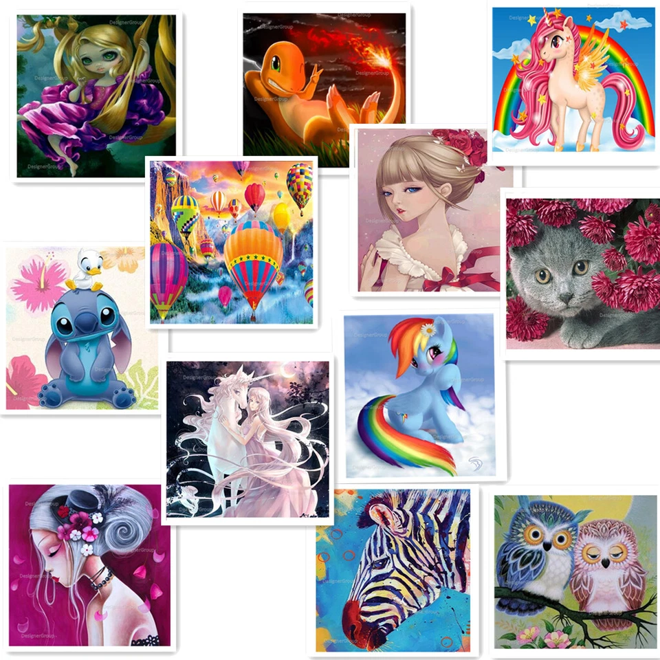 Acrylic Painting By Numbers Kit Craft DIY Art Project Paint On Canvas & Frame - image 1 of 2