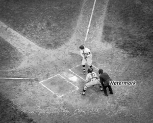 1935 Boston Braves Babe Ruth at the Plate Aerial View Last Season 8 X 10 Photo - Picture 1 of 1
