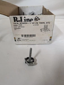 B-Line STN-224 1/4"" x 1-1/2"" ZN Wirbel Nieten Box von 67 - Bild 1 von 4