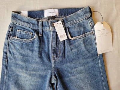$248 NWT Current/Elliott Woman's High Rise Scooped Jarvis Flare Jeans Blue 23 - Image 1 of 4