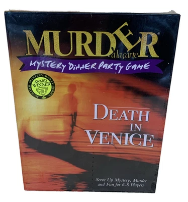 New & Sealed - Murder Mystery Party game , 'Death in Venice' - 6-8 players. - Image 1 of 4