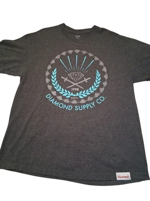 Camiseta gráfica Diamond Supply Co. masculina XL skate streetwear - Imagem 1 de 3