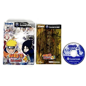 Naruto Gekitou Ninja Taisen 4 Gamecube importazione giapponese scontro Giappone venditore USA - Foto 1 di 9
