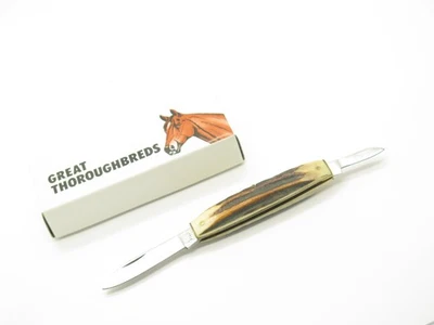 Vintage 1976-1978 Parker Frost Imai Seki Japan Folding 2.87" Mink Stag Knife - Image 1 of 4