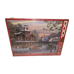 Eurographics Jigsaw Puzzle Driving Home For Christmas D Davison 1000 Pieces New - Picture 1 of 7