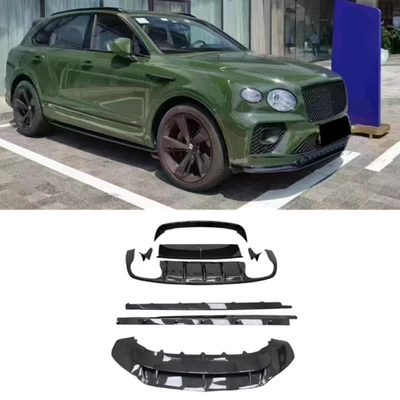 For 21+ Bentley Bentayga Front Rear Bumper Spoiler Body Kit Splitter Side Skirt - Image 1 of 4