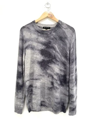 Suéter Pullover INCS International Concepts Para Hombres Gris Mármol Lana Cachemira L Foto 1 de 4