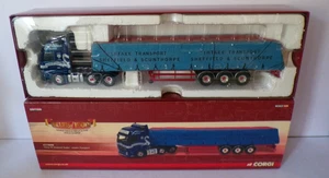 CORGI CC14006 VOLVO FH SHEETED TRAILER 'INTAKE TRANSPORT' VERY N.MINT BOXED 1:50 - Picture 1 of 8