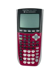 Texas Instruments TI-84 Plus Silver Edition Calculator Pink Tested Working - Picture 1 of 11
