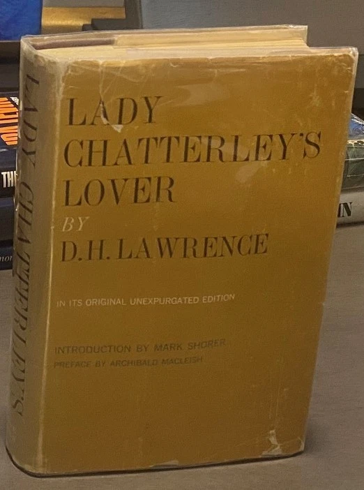 LADY CHATTERLEY'S LOVER D.H. Lawrence 1ST EDITION 1959 Grove Press +MYLAR COVER  - Image 1 of 4