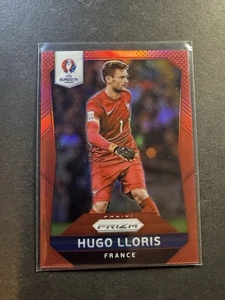 2016 Panini Prizm UEFA EURO /149 Hugo Lloris #1 Red Prizm Color Match France - Picture 1 of 2