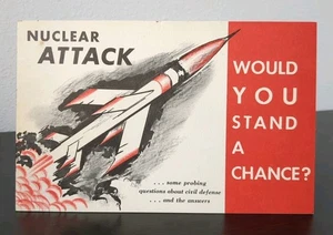Atomangriff Hätten Sie eine Chance? Seltene Broschüre Nelson Rockefeller NY - Bild 1 von 6