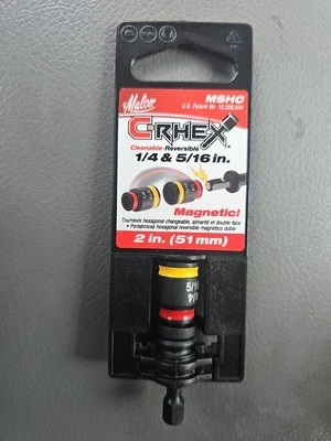MALCO PRODUCTS INC Malco C-RHEX 1/4 and 5/16 in. Reversible Magnetic Hex Nut Driver 2 in. L