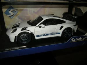 1:18 Solido Porsche 911 Typ 992 GT3 RS blanco-azul/blanco-azul 2024 en embalaje original - Imagen 1 de 1