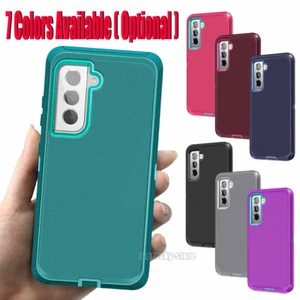 For Samsung Galaxy S21 FE Case Heavy Duty Rugged Rubber Shockproof Cover - Picture 1 of 75
